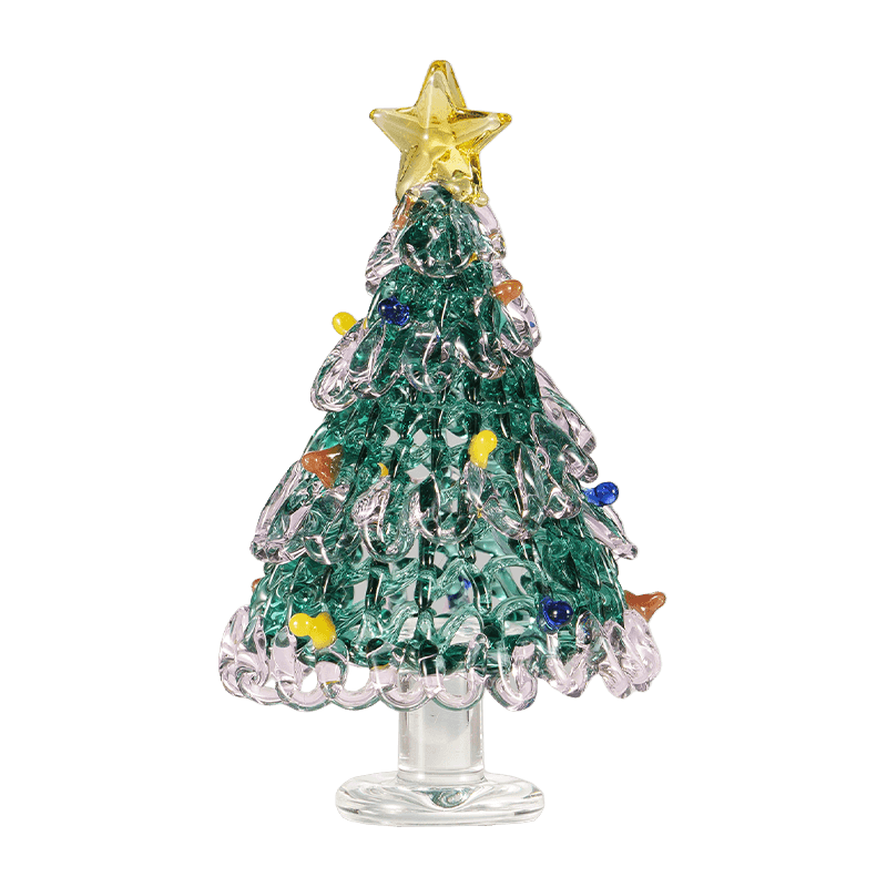 Ornamento decorativo per albero di Natale in vetro soffiato a mano