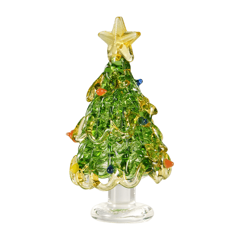 Ornamento decorativo per albero di Natale in vetro soffiato a mano