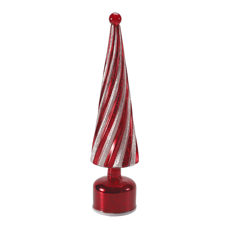 Albero di Natale a spirale in vetro mercurio vintage 10 * 20 cm e 10 * 25 cm e 10 * 30 cm