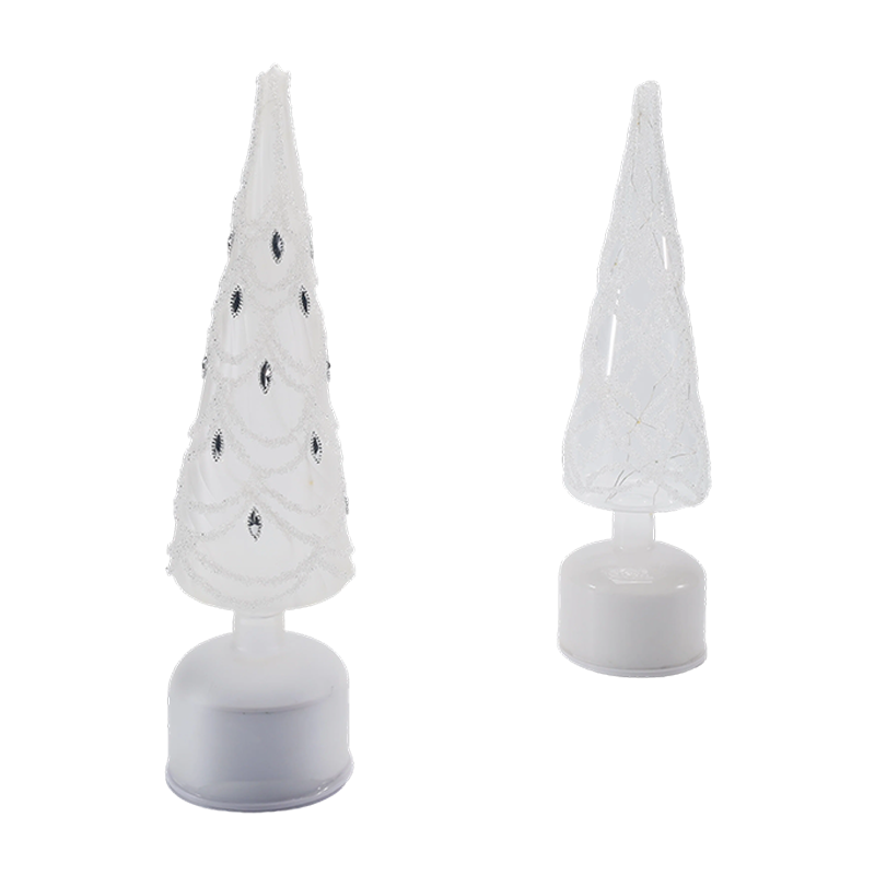 Luce festosa per albero di Natale a LED da 10 * 30 cm