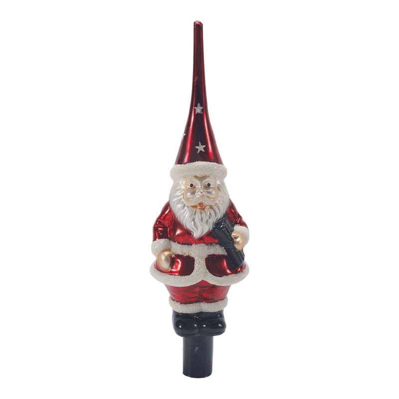 Puntale per albero di Natale vintage in vetro Mercury