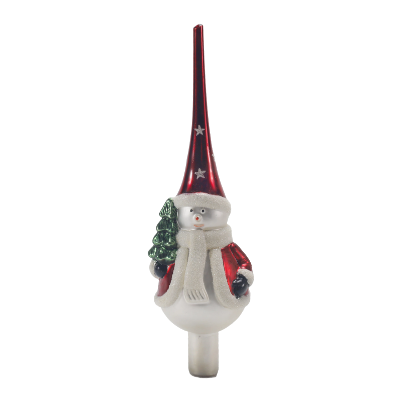 Puntale per albero di Natale vintage in vetro Mercury