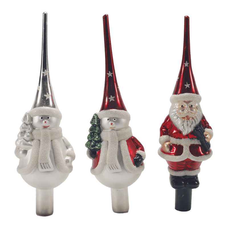 Puntale per albero di Natale vintage in vetro Mercury