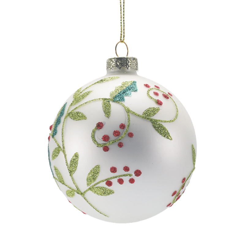 Pallina di Natale in vetro soffiato a mano da 888 cm