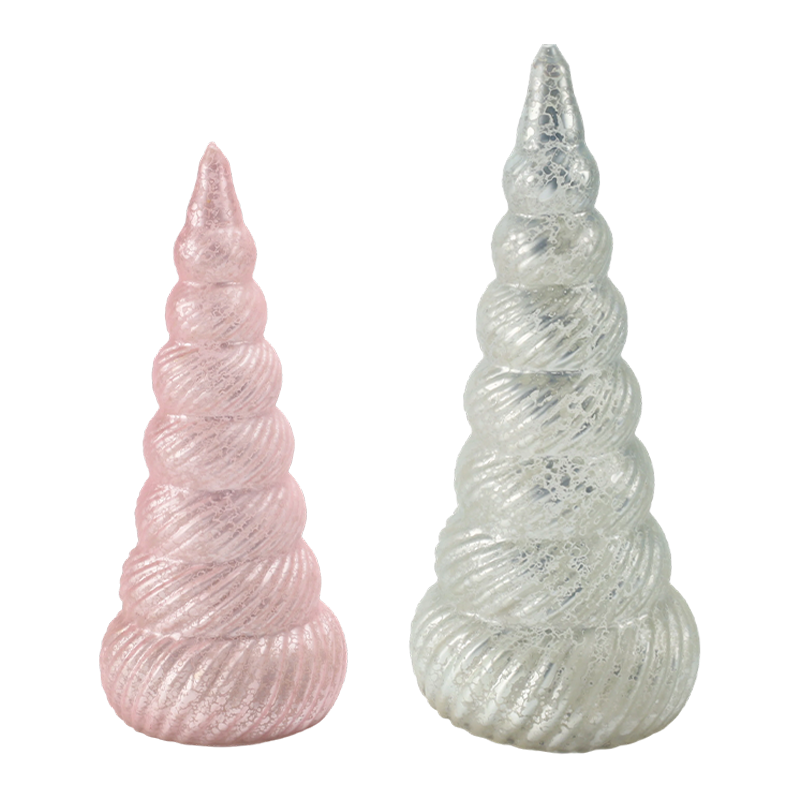 Decorazione per albero di Natale con struttura a spirale