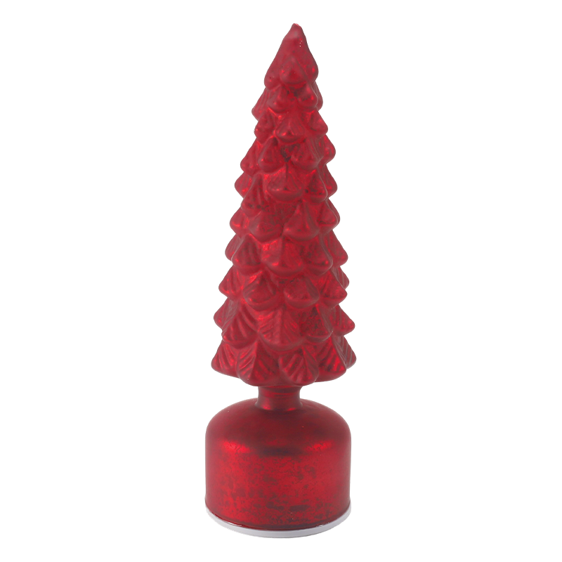 Luce vintage per albero di Natale in vetro Mercury