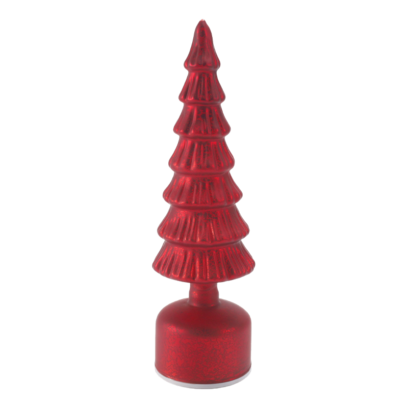 Luce vintage per albero di Natale in vetro Mercury