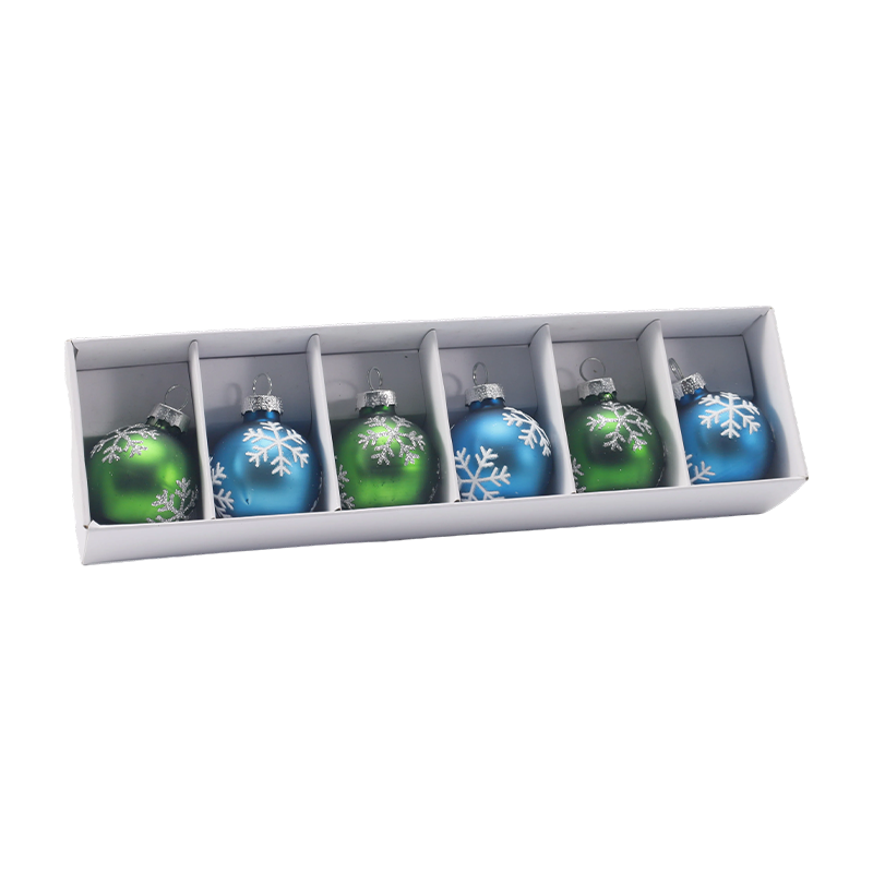 Set di decorazioni per palline di Natale in vetro di alta qualità