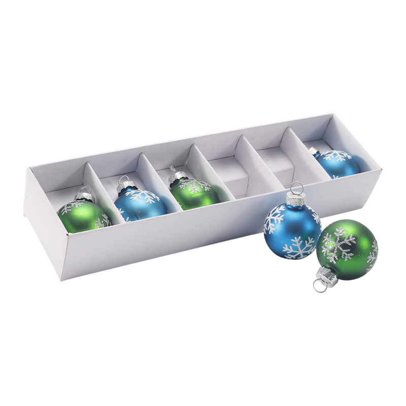Set di decorazioni per palline di Natale in vetro di alta qualità
