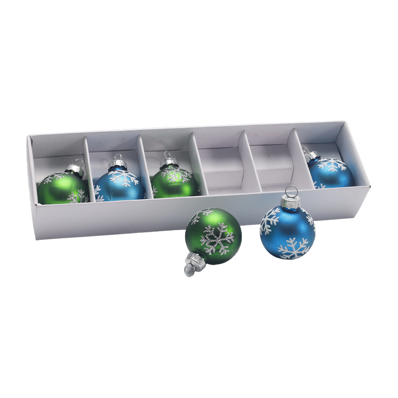 Set di decorazioni per palline di Natale in vetro di alta qualità