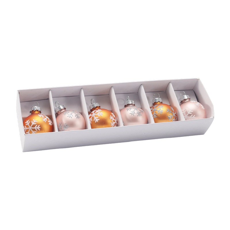 Set di decorazioni per palline di Natale in vetro di alta qualità